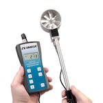Precision Handheld Rotating Metal Vane Thermo-Anemometer Kit