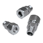 Vacuum & Pressure BSPT Feedthroughs for Sealing Metric Temperature Probes