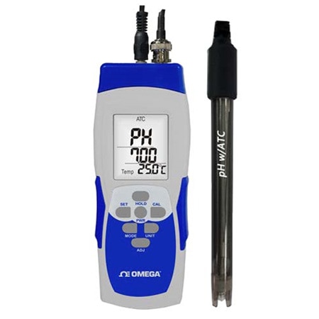 Handheld pH/mV Meter and pH Electrode Kit